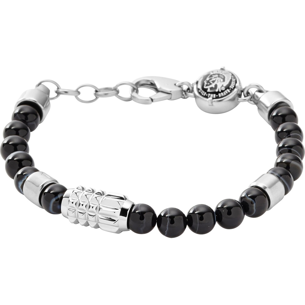 Diesel Bracelet Acier inoxydable, Matière synthétique Bracelet