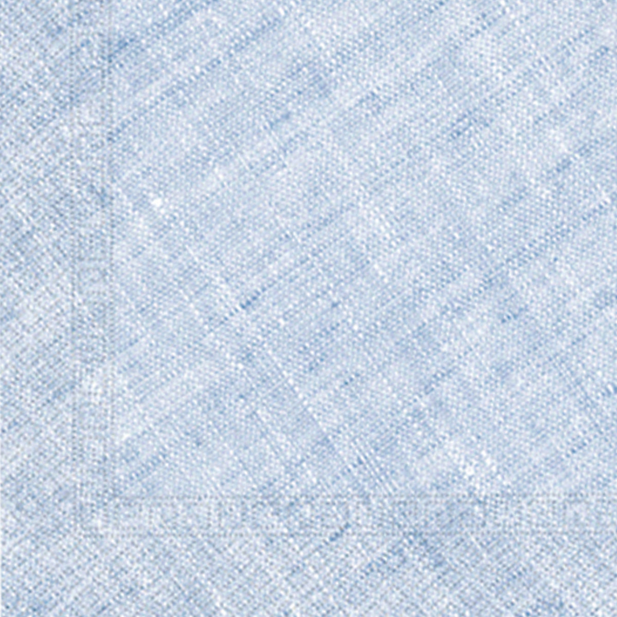 Servietten Hellblau Textil, 33 x 33 cm, 3-lagig, kompostierbar, 20 Stück
