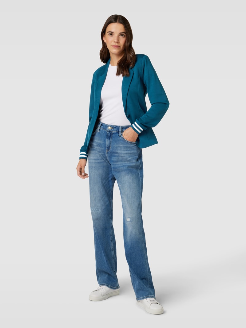 Blazer mit Leistentaschen Modell 'KINNIE' in petrol