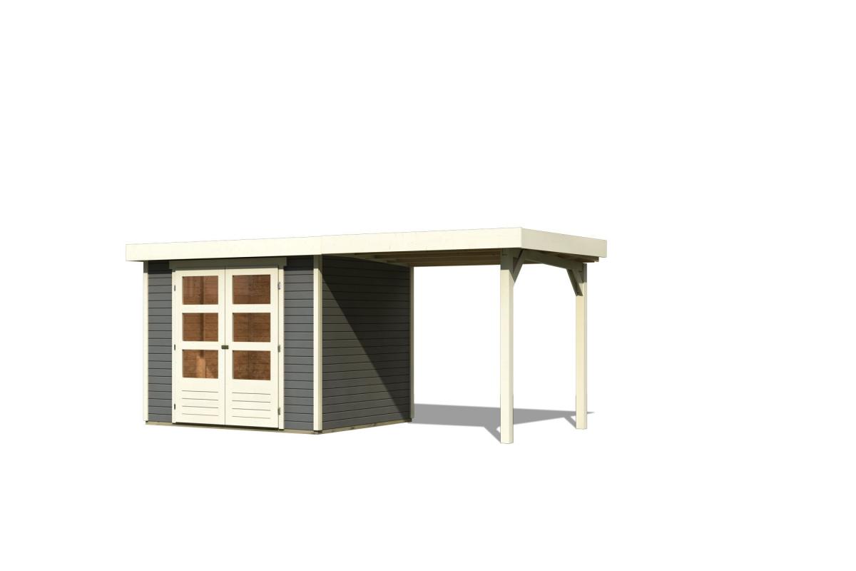 Woodfeeling Gartenhaus Ekenis 3 terragrau