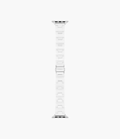Fossil Band für Apple Watch® 38/40/41/42 mm Keramik weiß