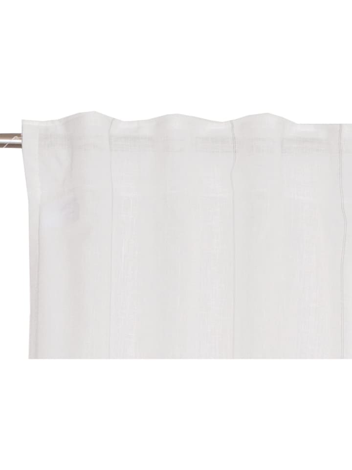 ESPRIT Halbtransparenter Schlaufenvorhang TREND in Natur günstig kaufen 130x250 cm
