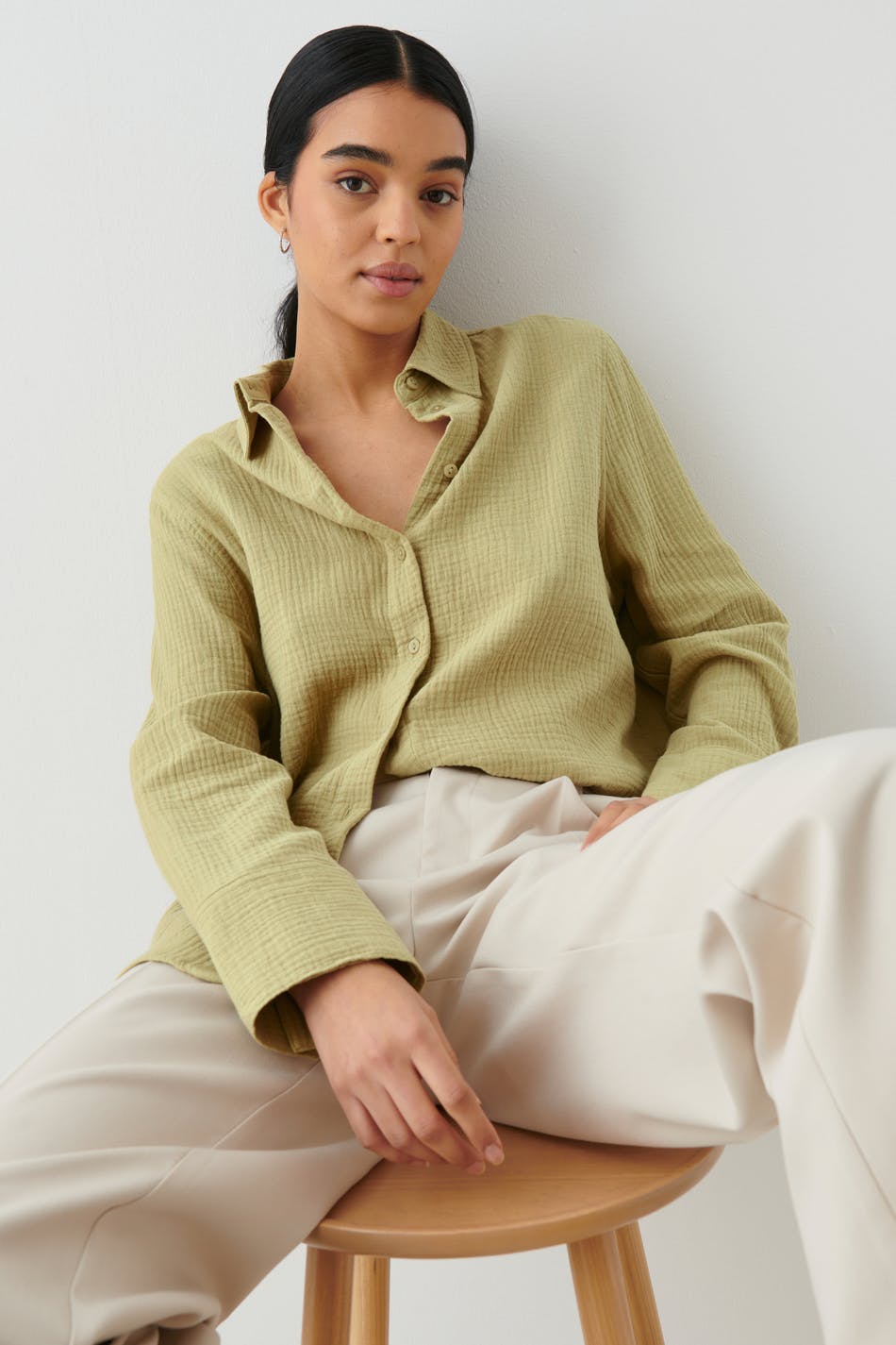 Siriana gauze shirt