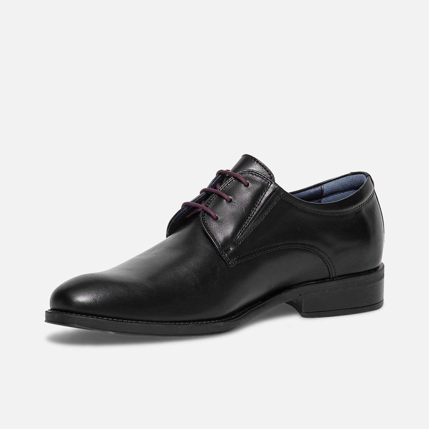 Derby Fluchos Herdcles cuir noir