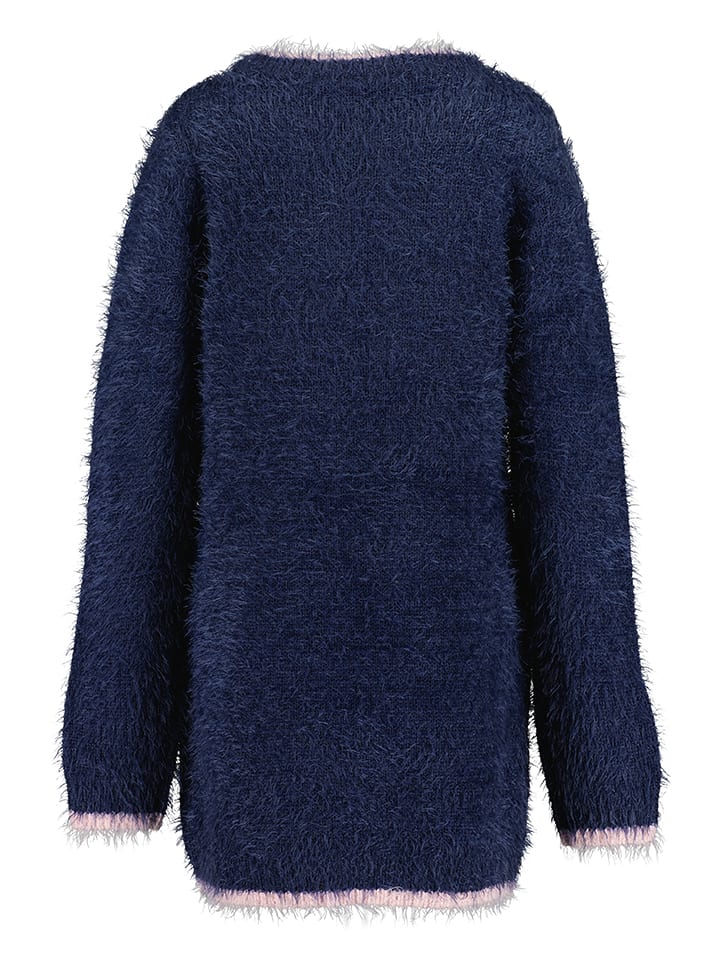 Blue Seven Strickkleid in Dunkelblau günstig kaufen