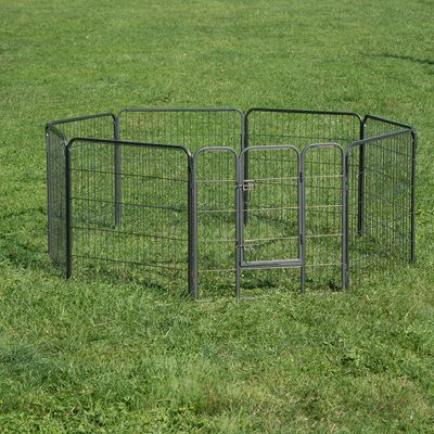 Welpenfreilaufgehege aus Metall