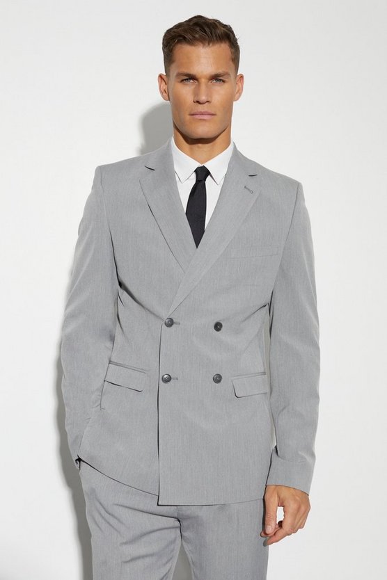 Tall zweireihige Slim-Fit Anzugjacke