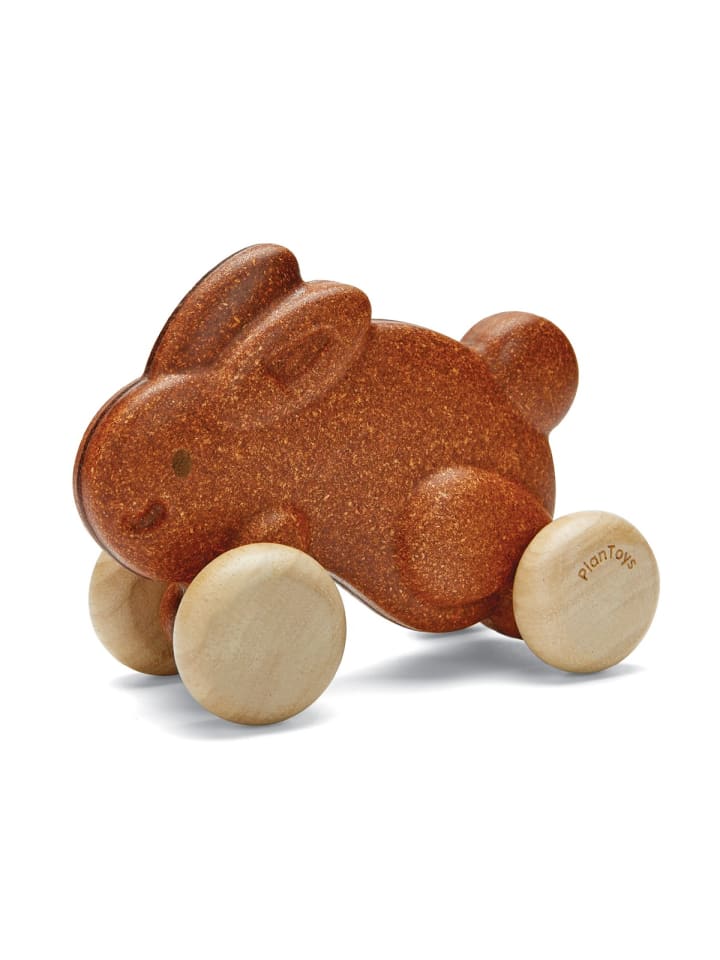 Plan Toys Hase auf Rädern braun ab 12 Monate günstig kaufen onesize