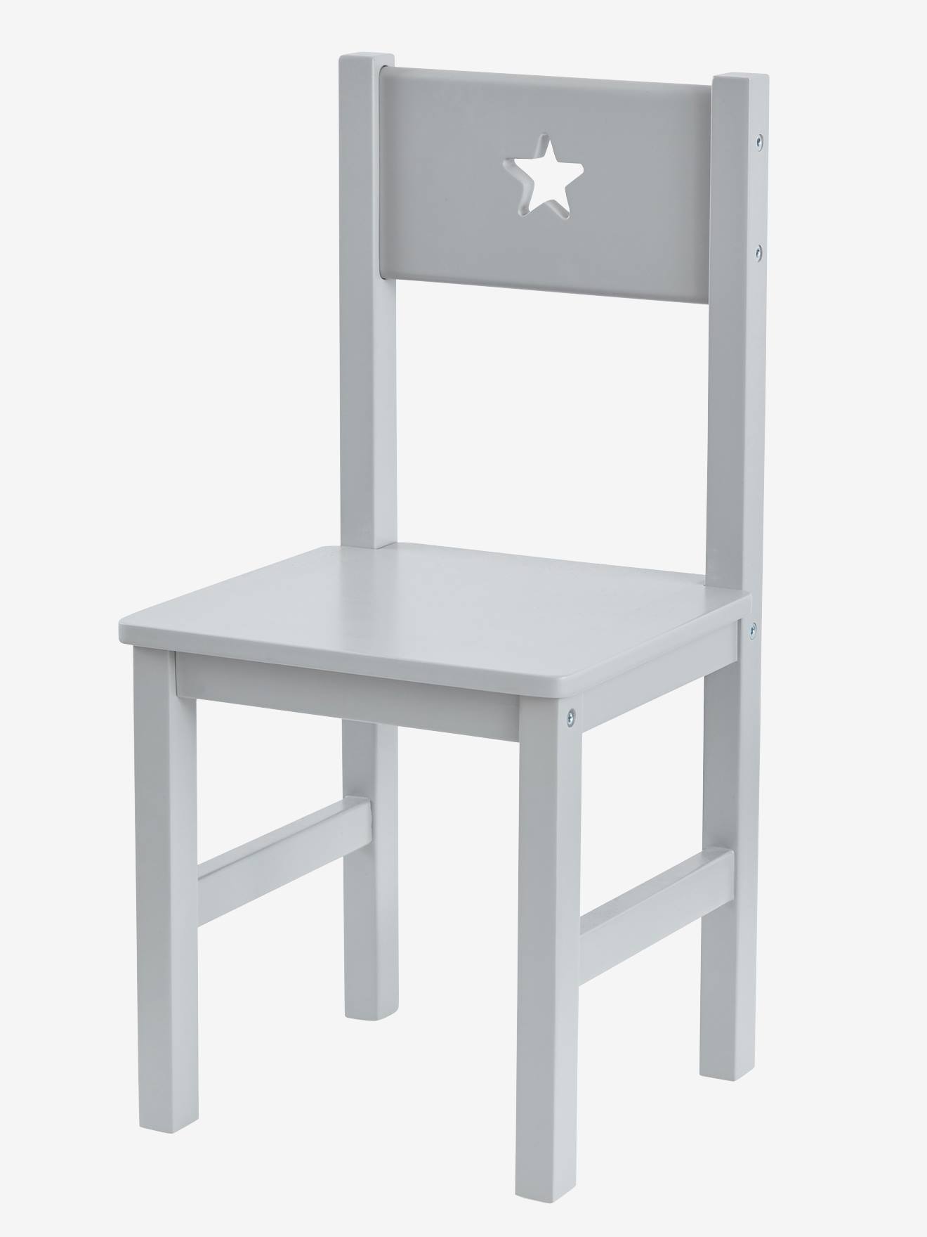Vertbaudet Kinderstuhl SIRIUS, Sitzhöhe 30 cm - weiß
