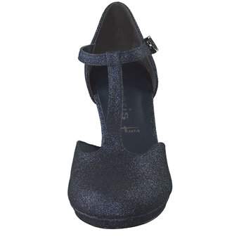 Tamaris Spangenpumps in blau