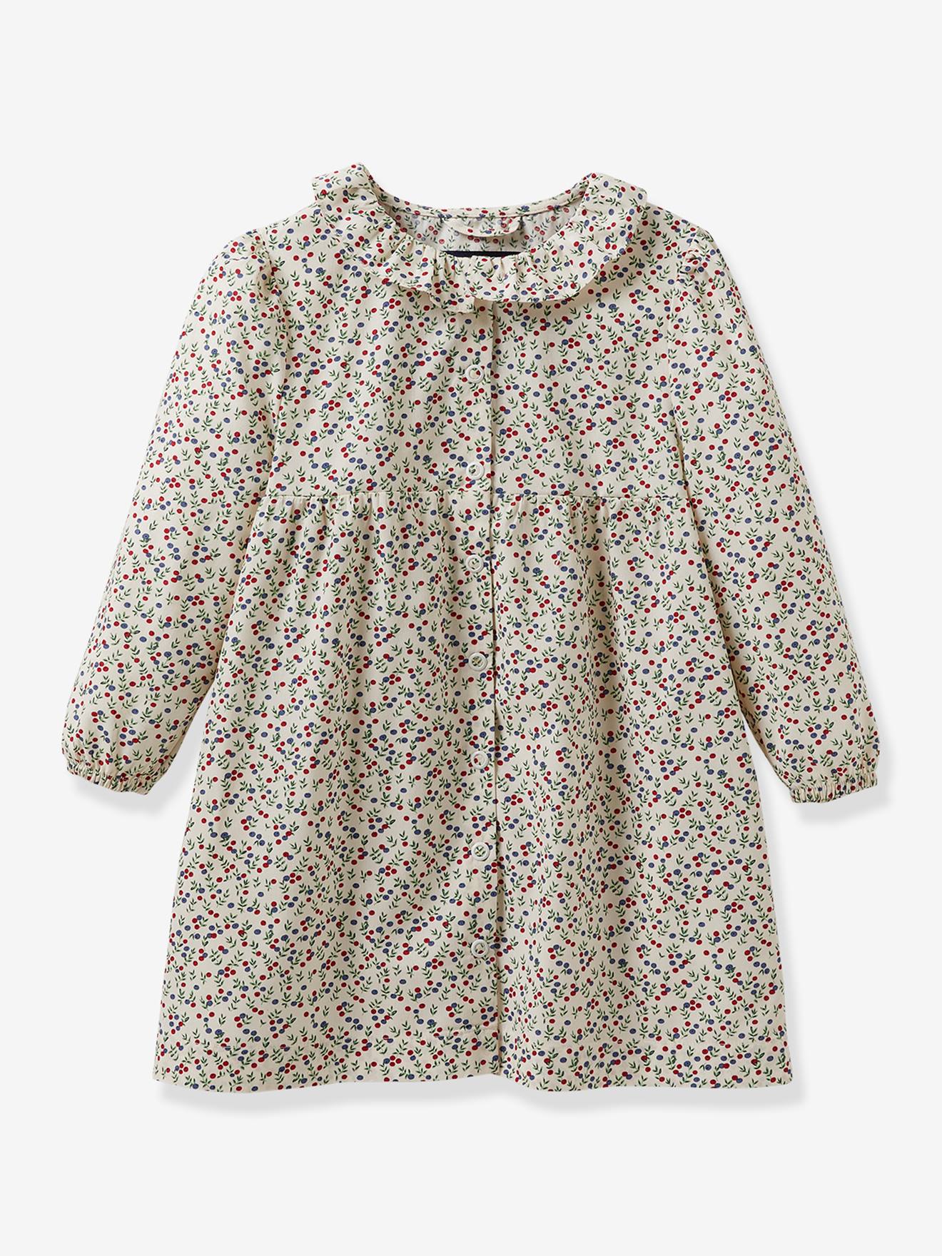 Tablier fille fruit CYRILLUS rouge