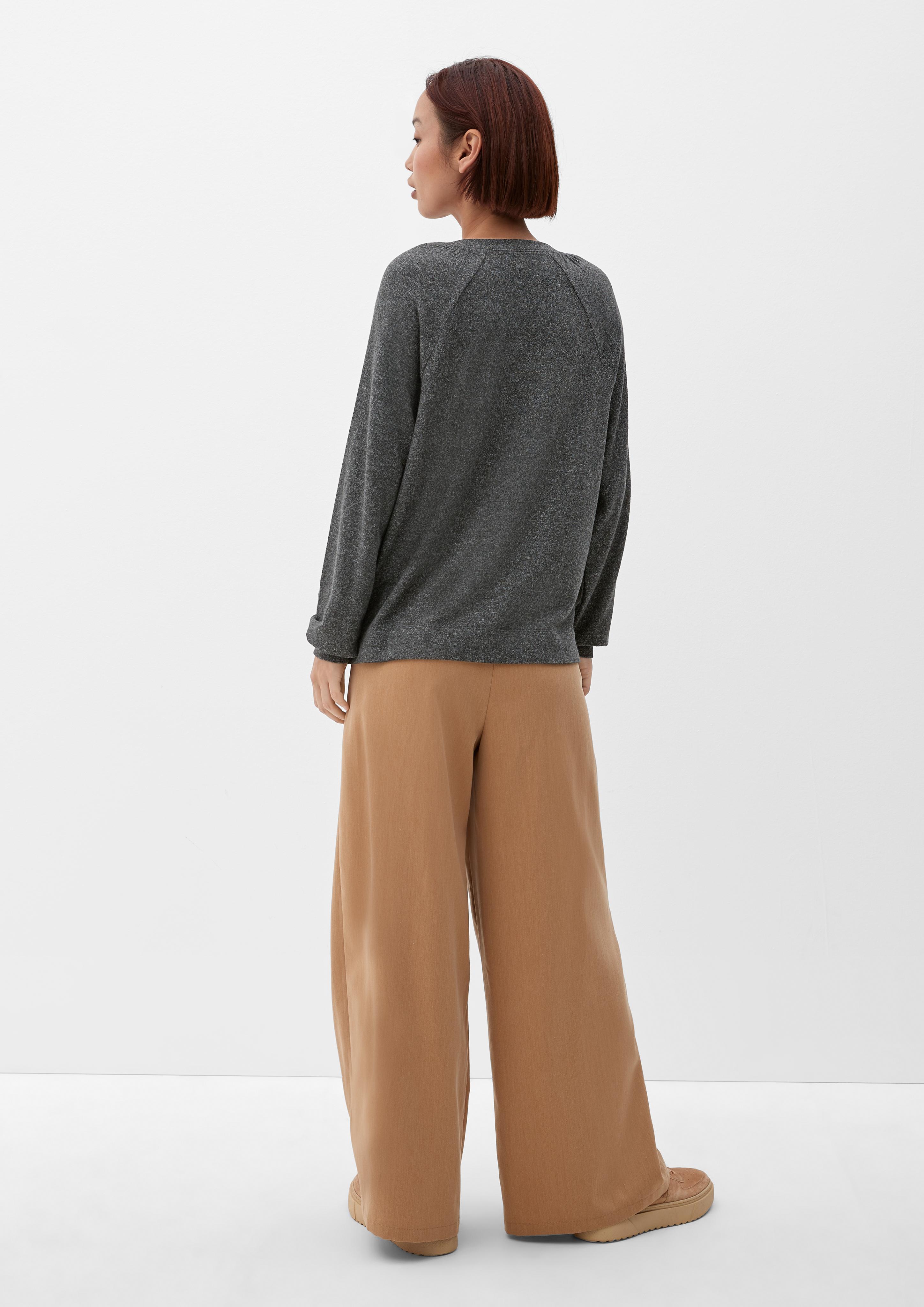 Langarmshirt aus Viskosestretch  2121801-9898