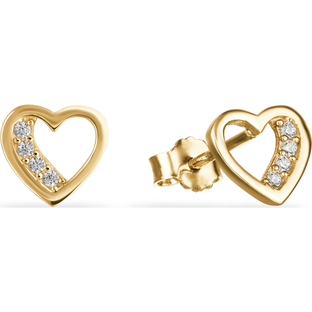FAVS Boucles d'oreilles à fermoir à poussette 585 Or jaune Boucles d'oreilles
