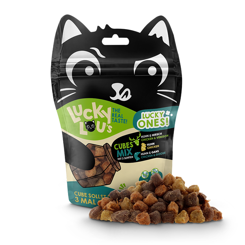 Lucky Lou Snacks Lucky Lou Lucky Ones Cubes Mixpack 8x80g
