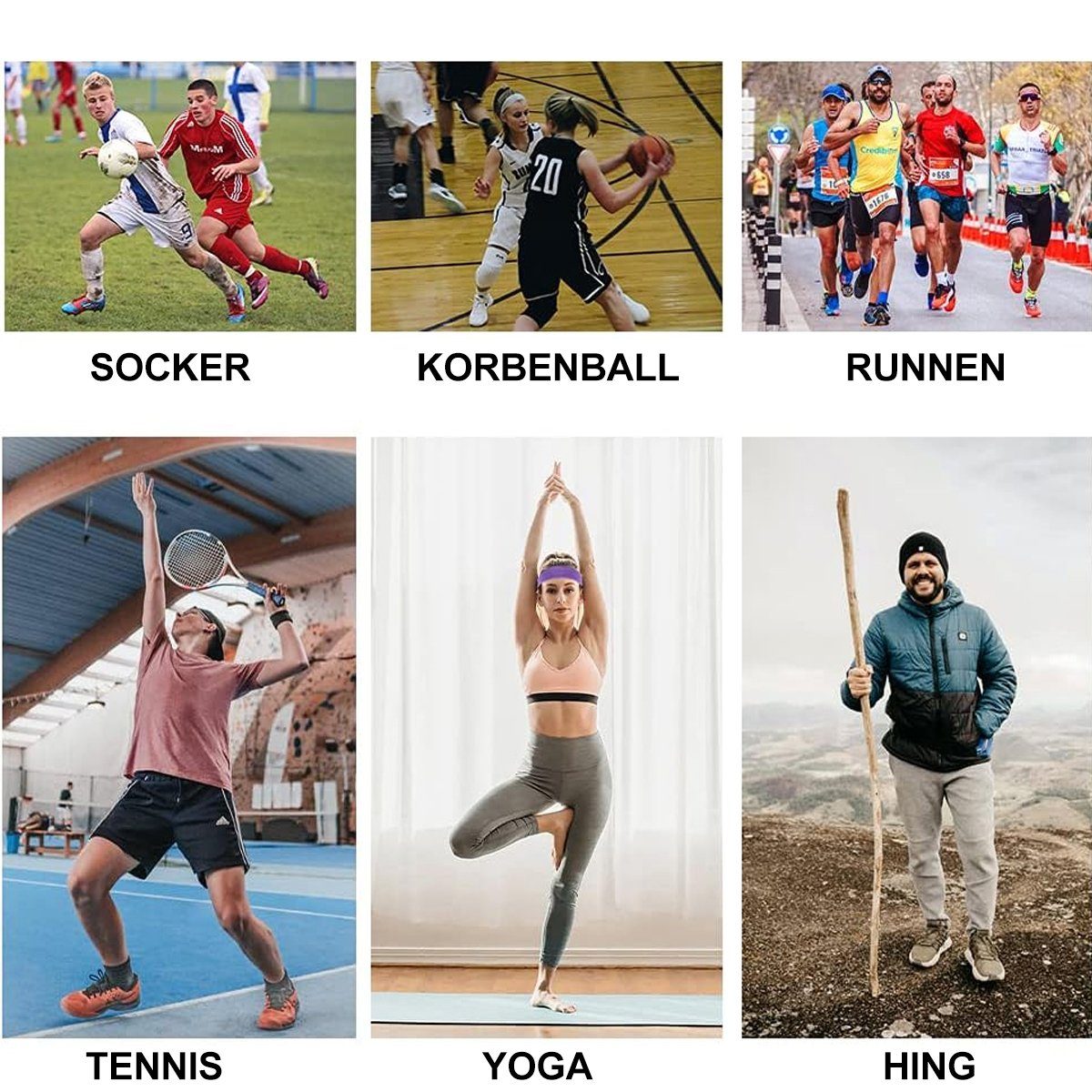 Jormftte Schweißband Sport Wristbands Absorbierende Schweißbänder für Fußball Basketball