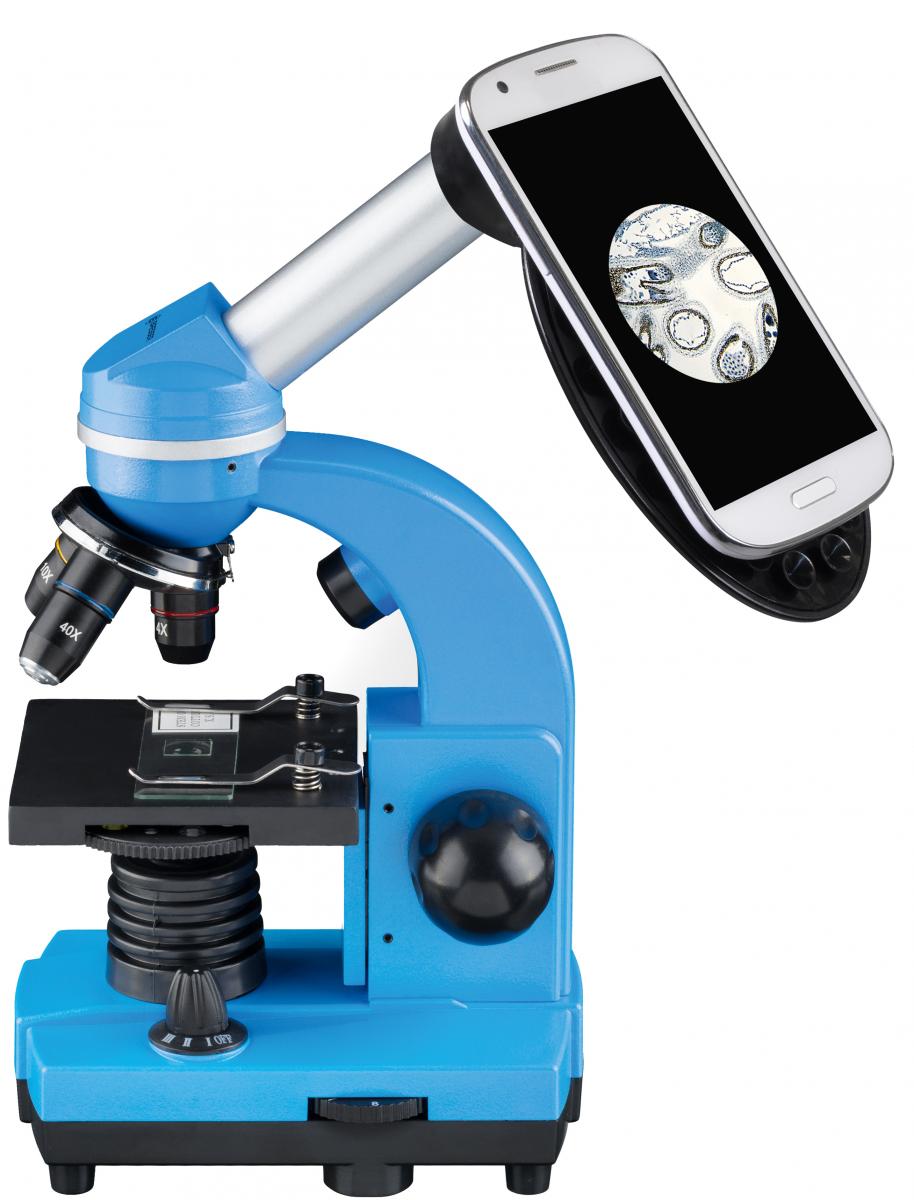 Bresser Junior Schülermikroskop BIOLUX SEL blau