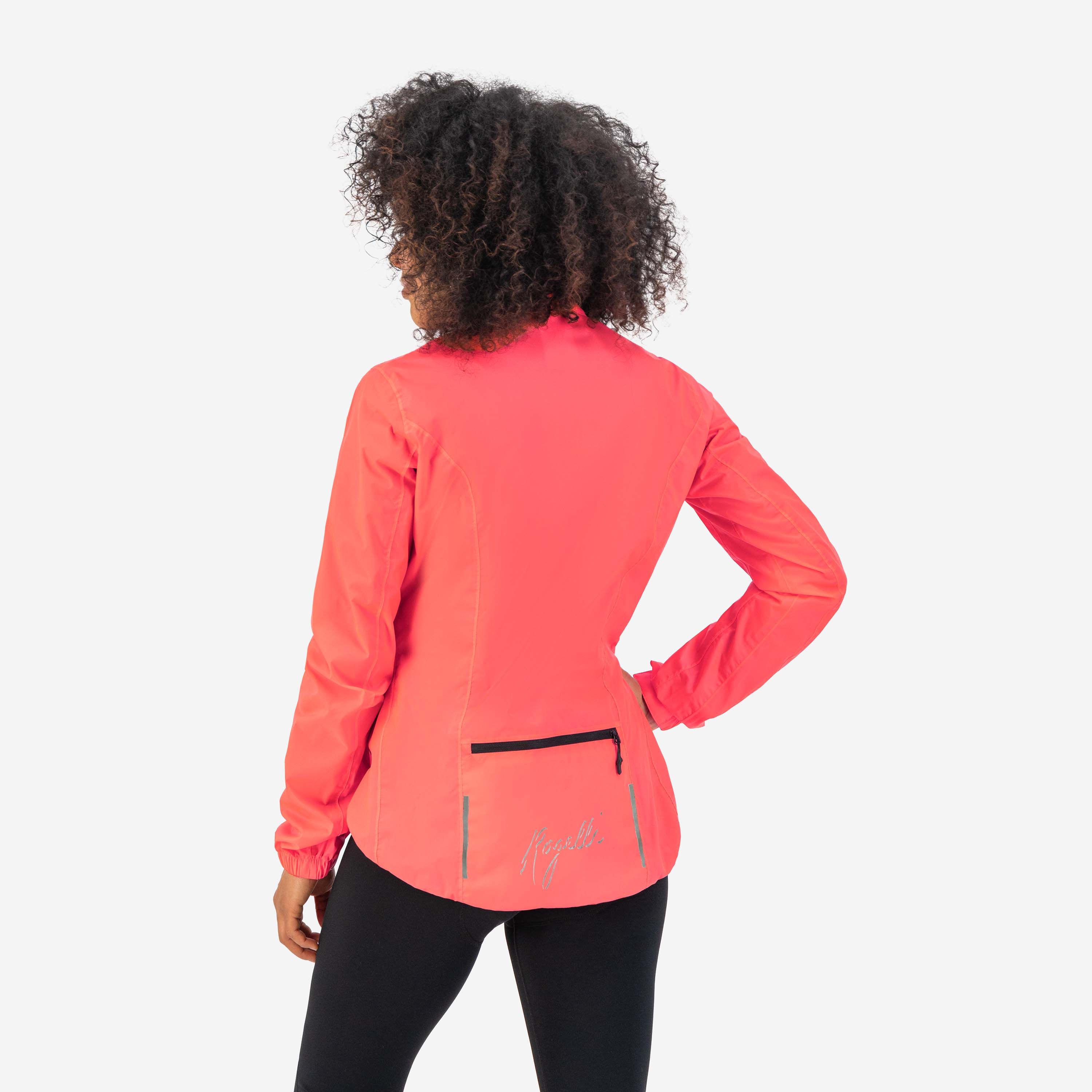 Rogelli Core Coral Damen Fahrrad Regenjacke