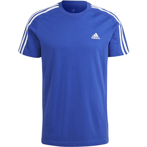 HERREN SHIRT ESSENTIALS SINGLE JERSEY 3-STREIFEN