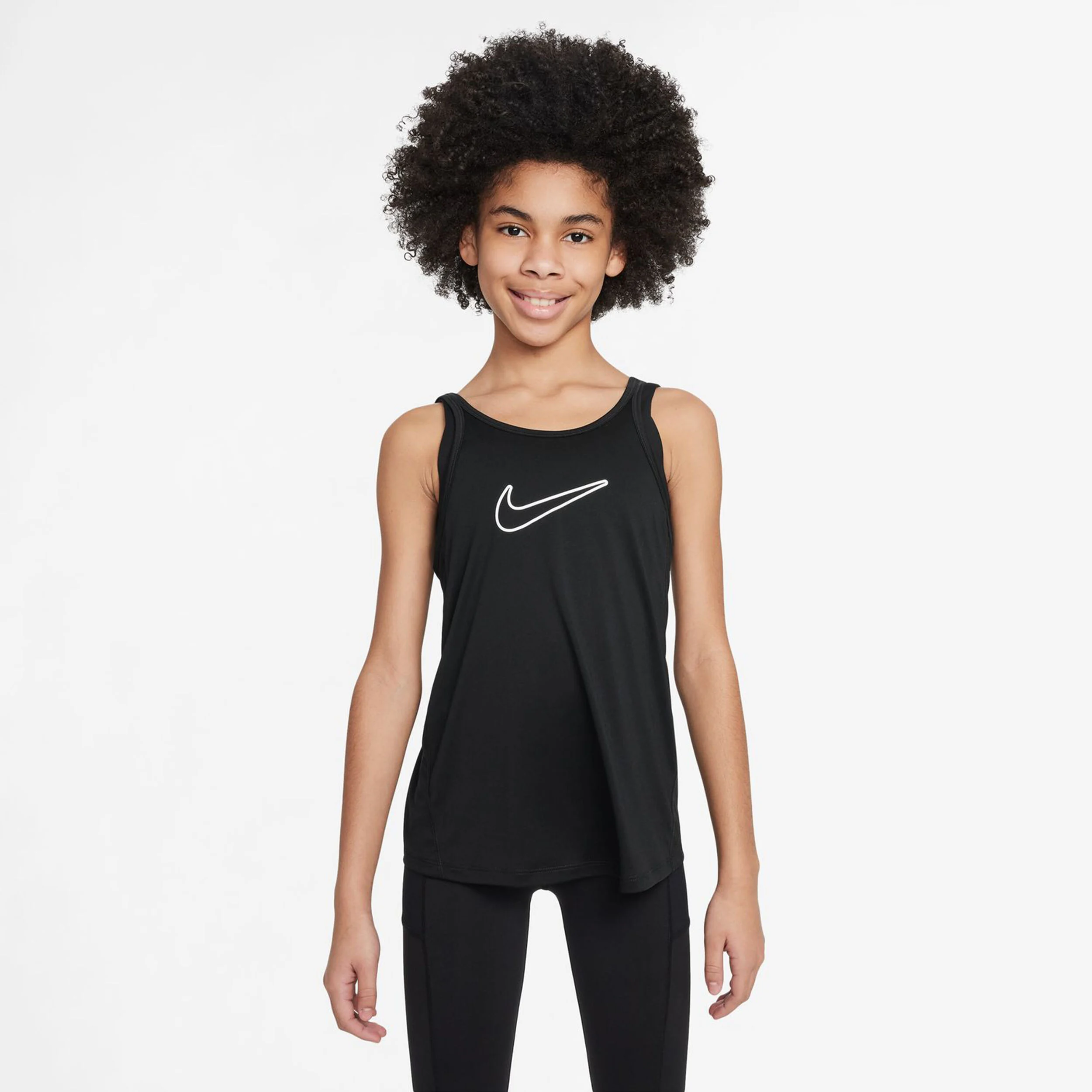 Dri-Fit One Tank-Top Mädchen - Schwarz