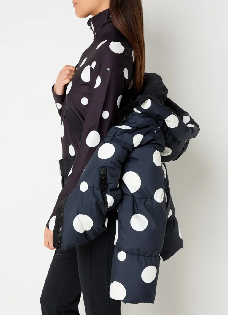 Chaqueta de esquí con capucha Goldbergh Grand Polka Dot