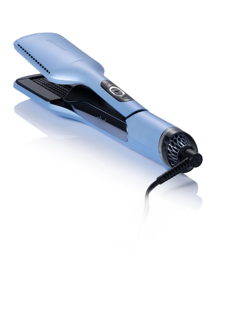 Placă de îndreptat părul profesională cu aer cald ghd Duet Style Collection Iced Luxe 2 în 1 - Ediție limitată