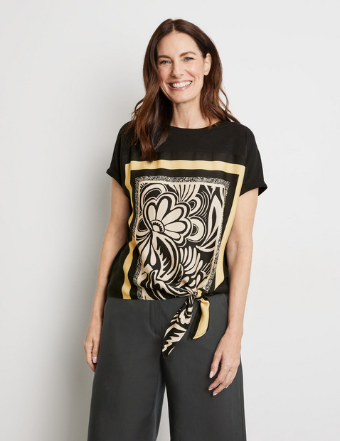 Blusenshirt mit Knotendetail