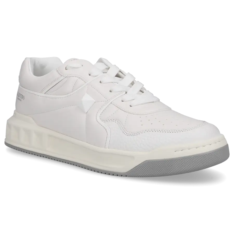 Valentino Garavani - Sneaker low ONE STUD Nappaleder - weiß
