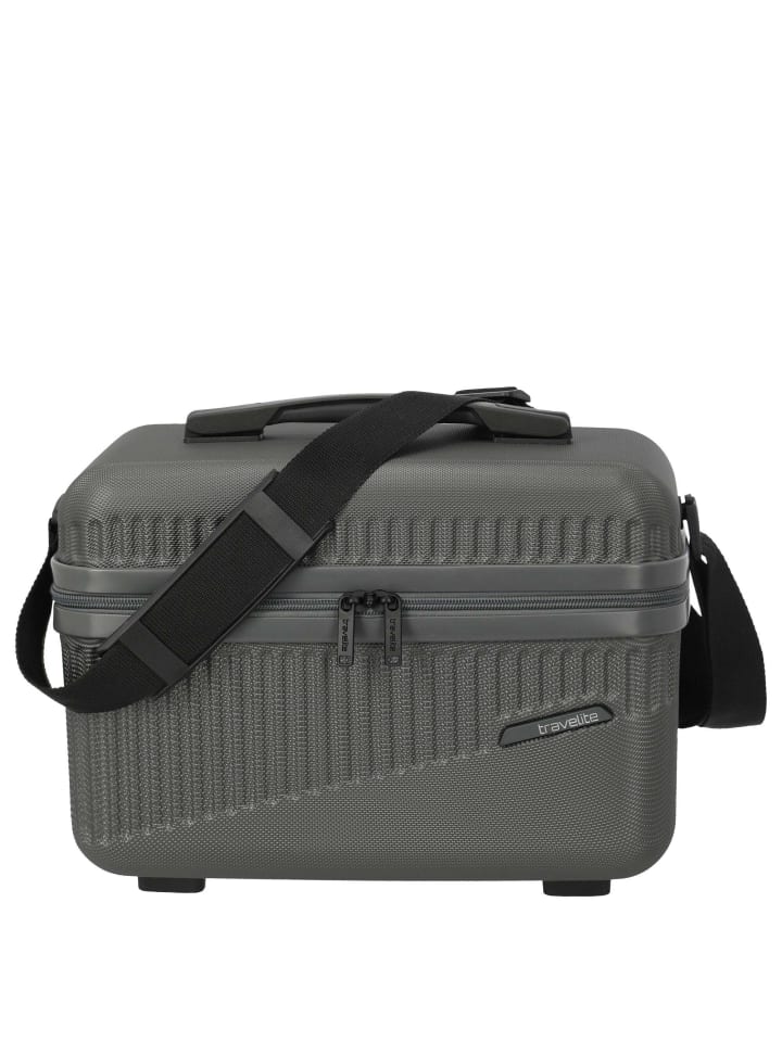 travelite Bali - Beautycase 36 cm (schwarz) in anthrazit günstig kaufen onesize
