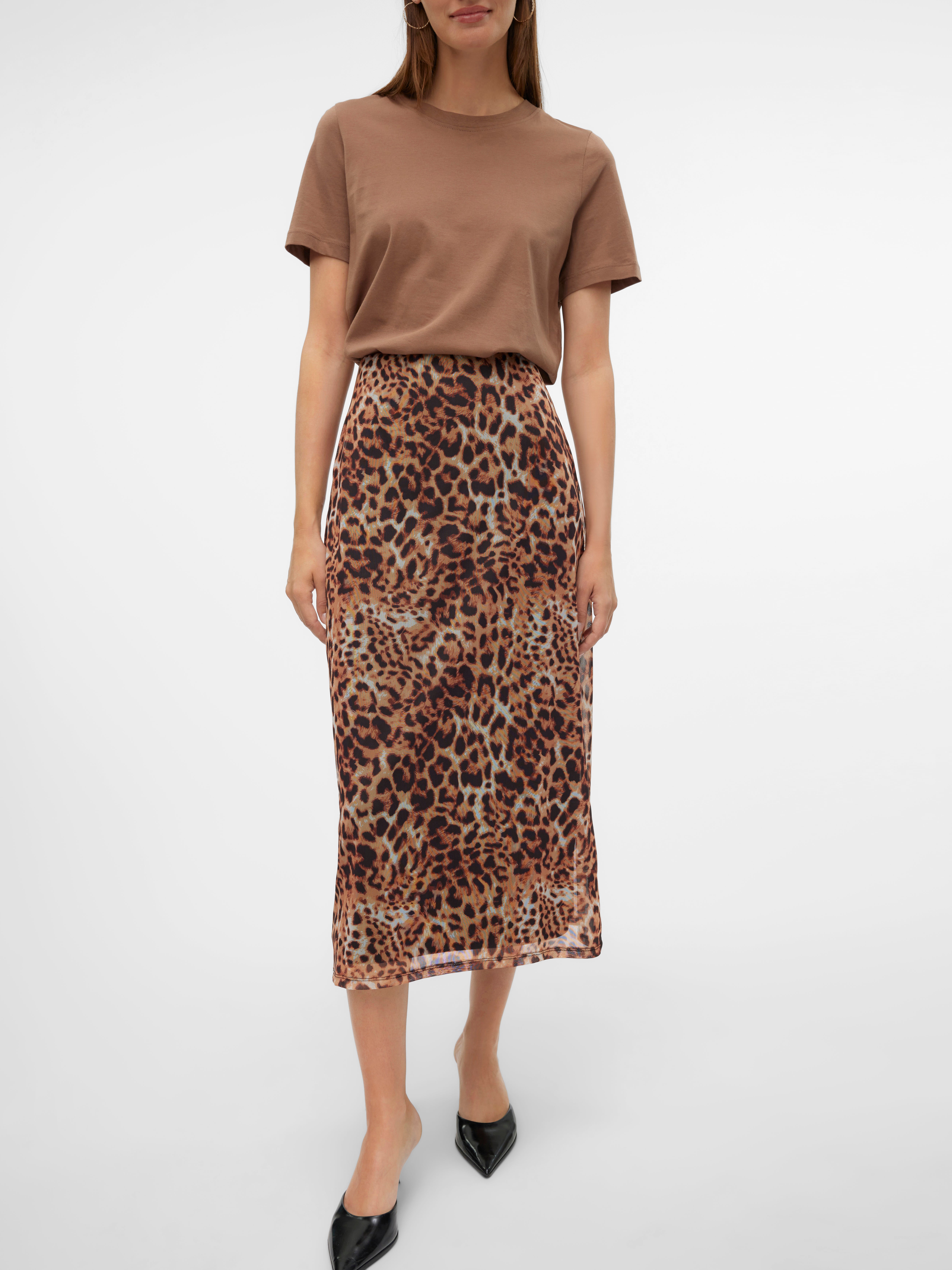 VMOLIVIA Hohe Taille Langer Rock