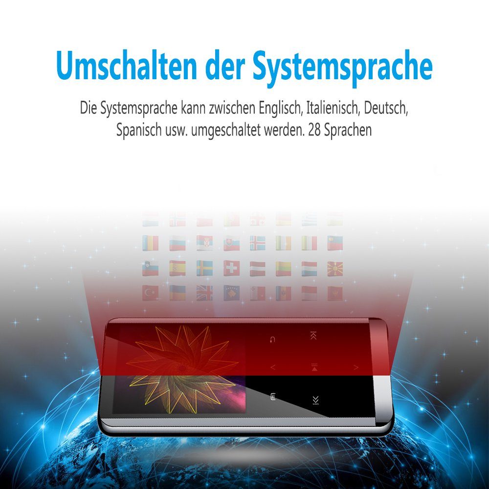 Jormftte MP3 Player UKW-Radio, Diktiergerät MP3-Player