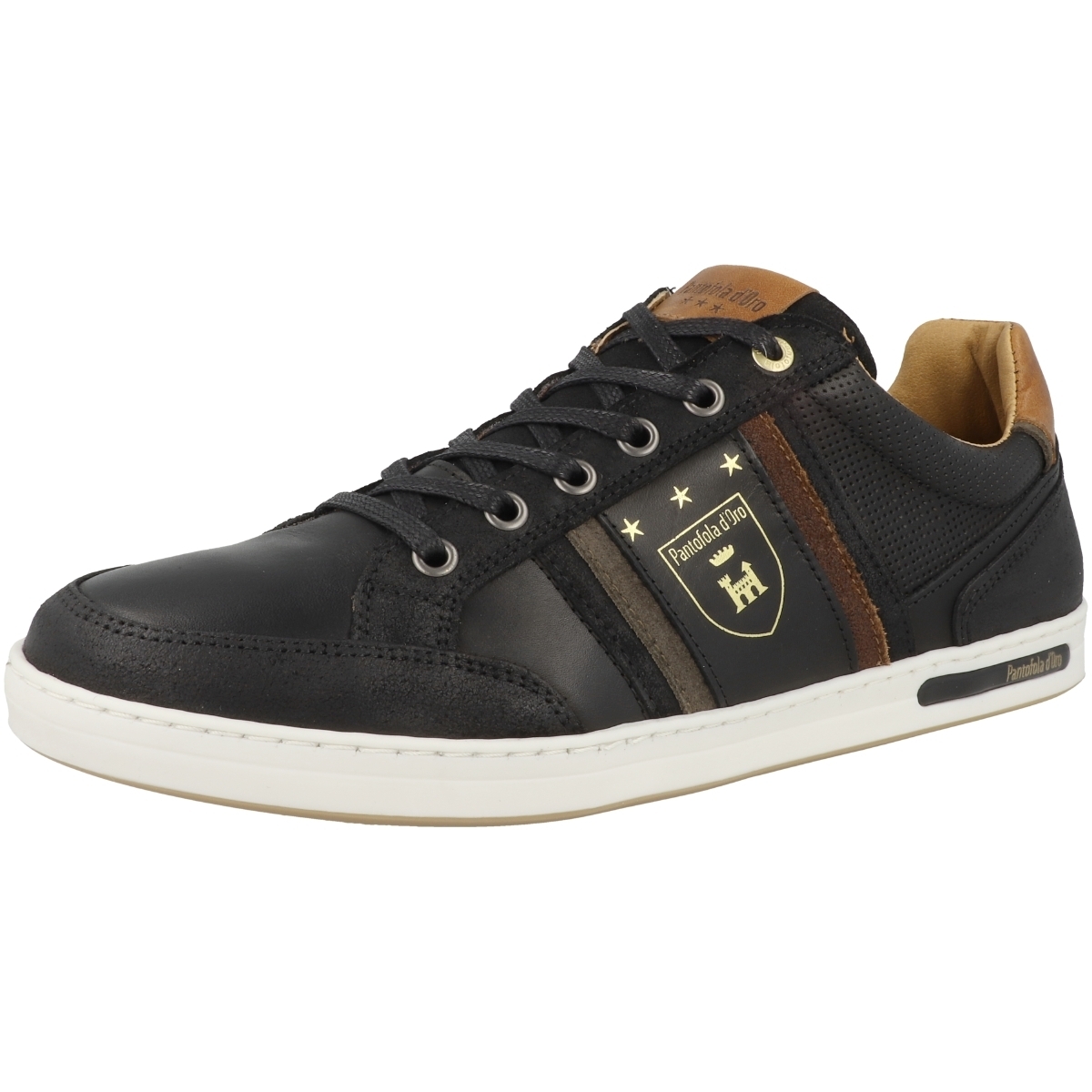 Pantofola d Oro Ravenna Uomo Low Sneaker Low schwarz