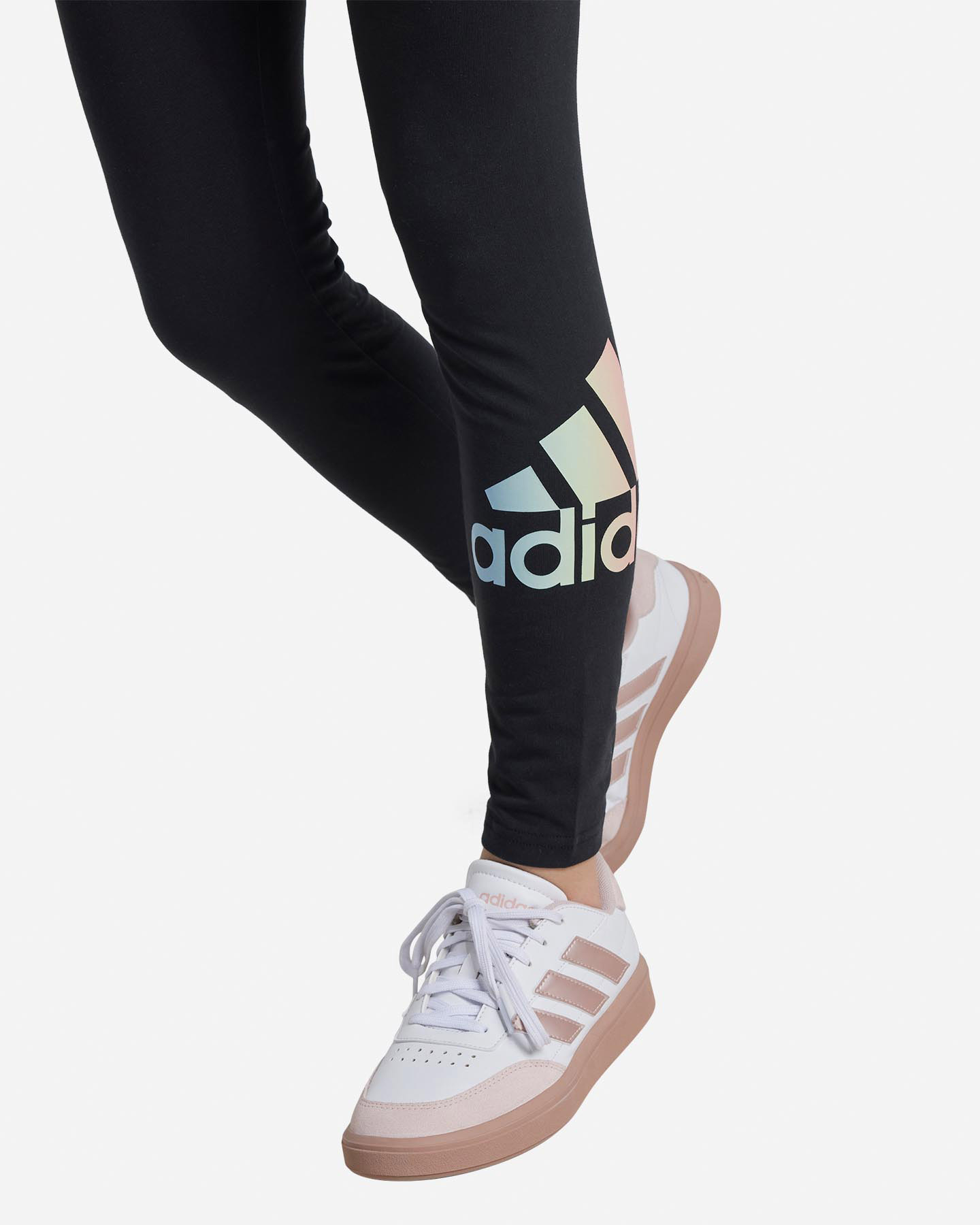 Leginsy Adidas Big Logo Rainbow Jr JE5648