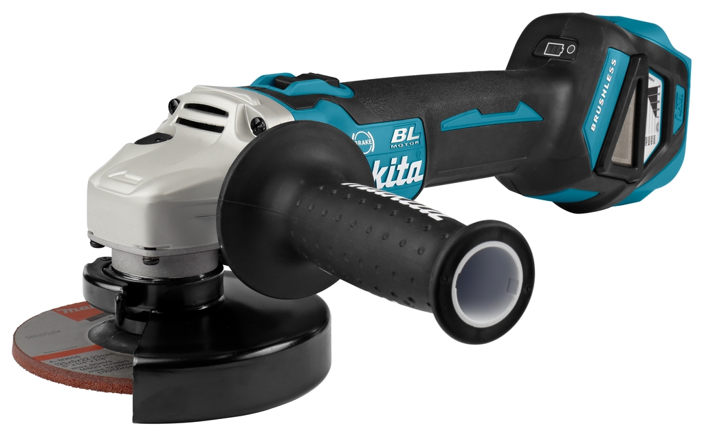 Makita DGA513ZJ 18V Haakse slijper 125 mm met rem in Mbox excl. accu