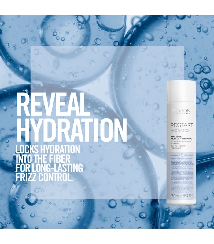 REVLON PROFESSIONAL-RESTART HYDRATATION-Shampoing Micellaire Hydratant