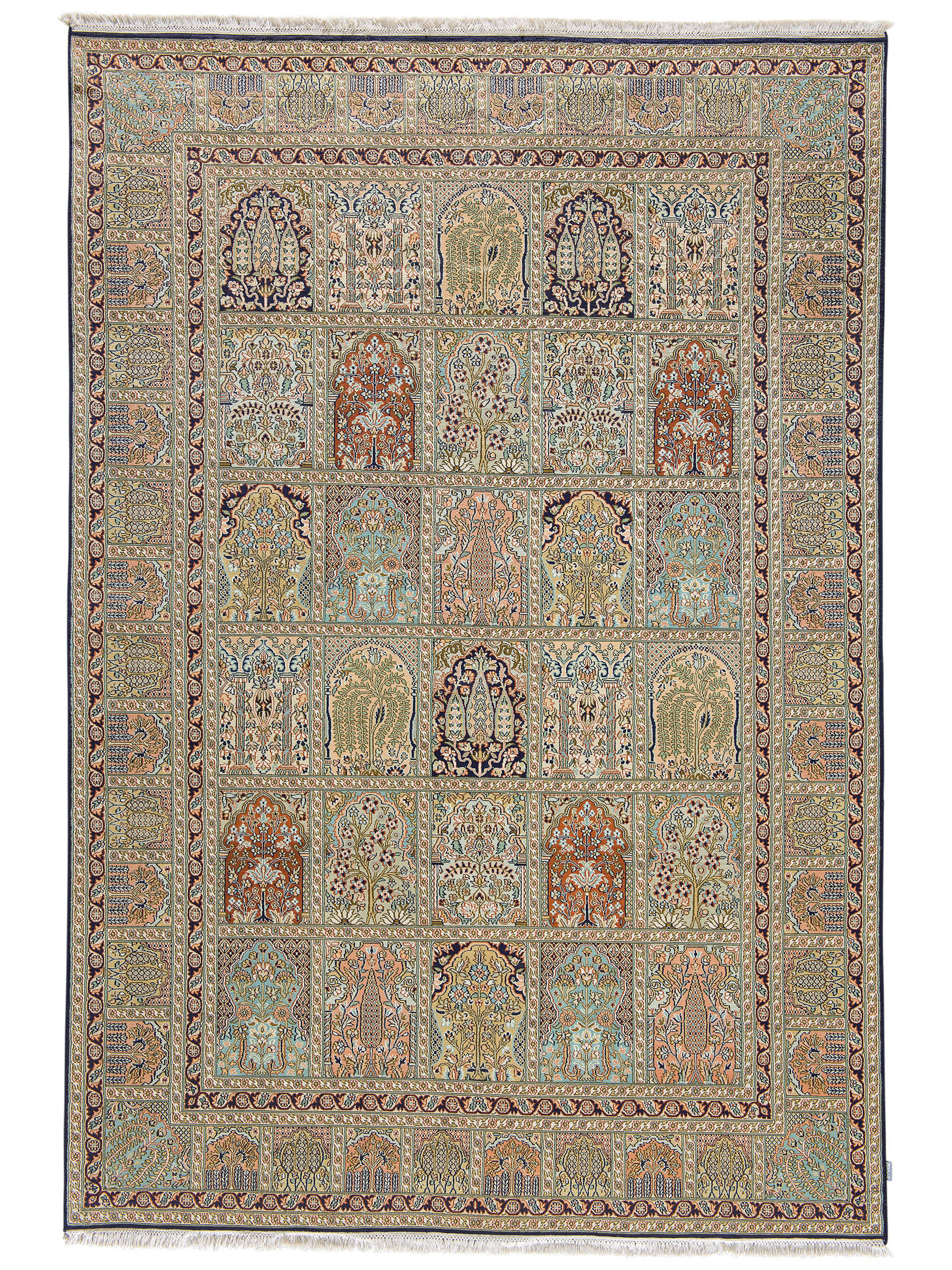 Kaschmir Seide 18/18 ca. 170 x 249 cm, Unikat / Einzelstück