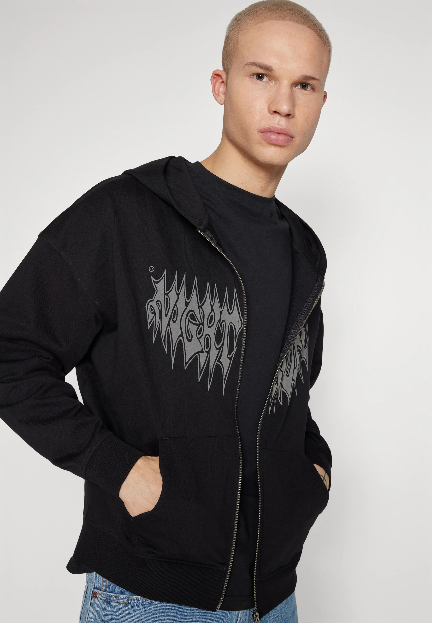 Sudadera con capucha y cremallera Night Addict