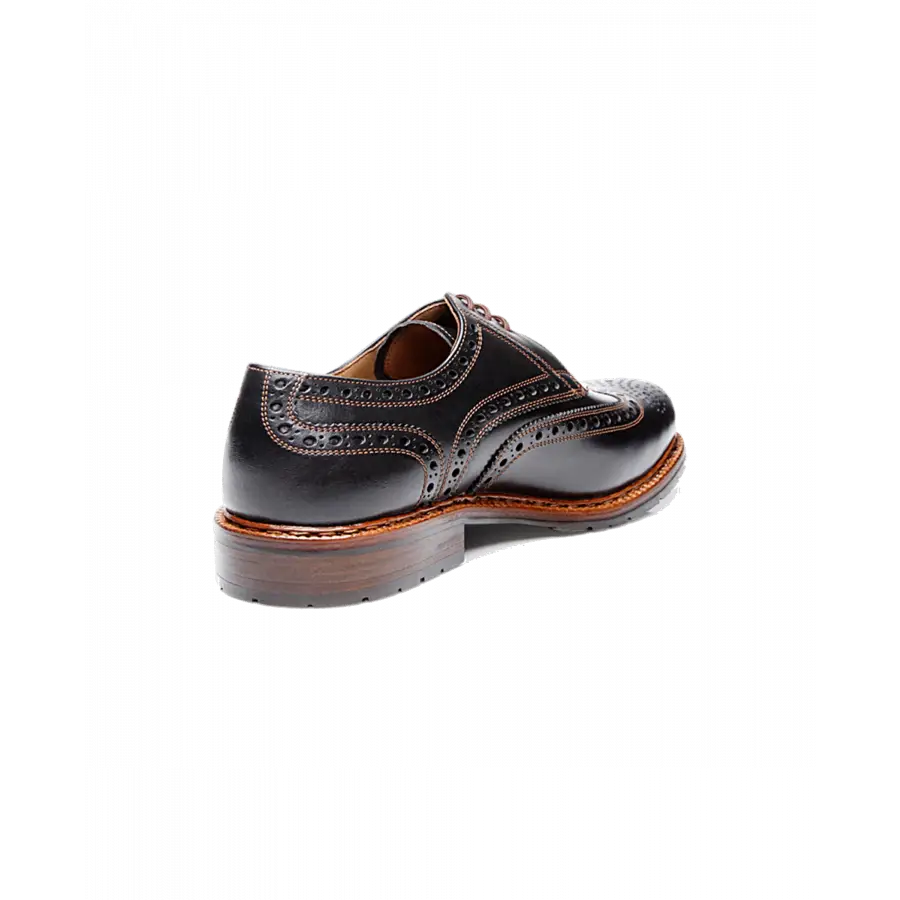 Heinrich Dinkelacker - Businessschuhe Derby JANOSH K FULL BROGUE FC Kalbsleder - schwarz