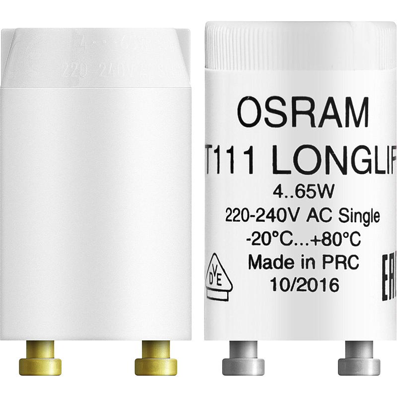 Osram Starter for lysrør 2-pk, singel st111 Osram