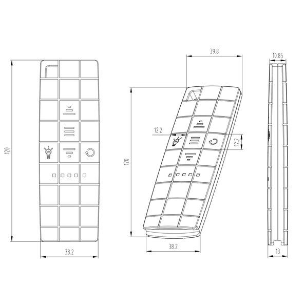 LED-Vollkassettenmarkise ELOS V2 inkl. Windsensor anthrazit, 350 x 250 cm