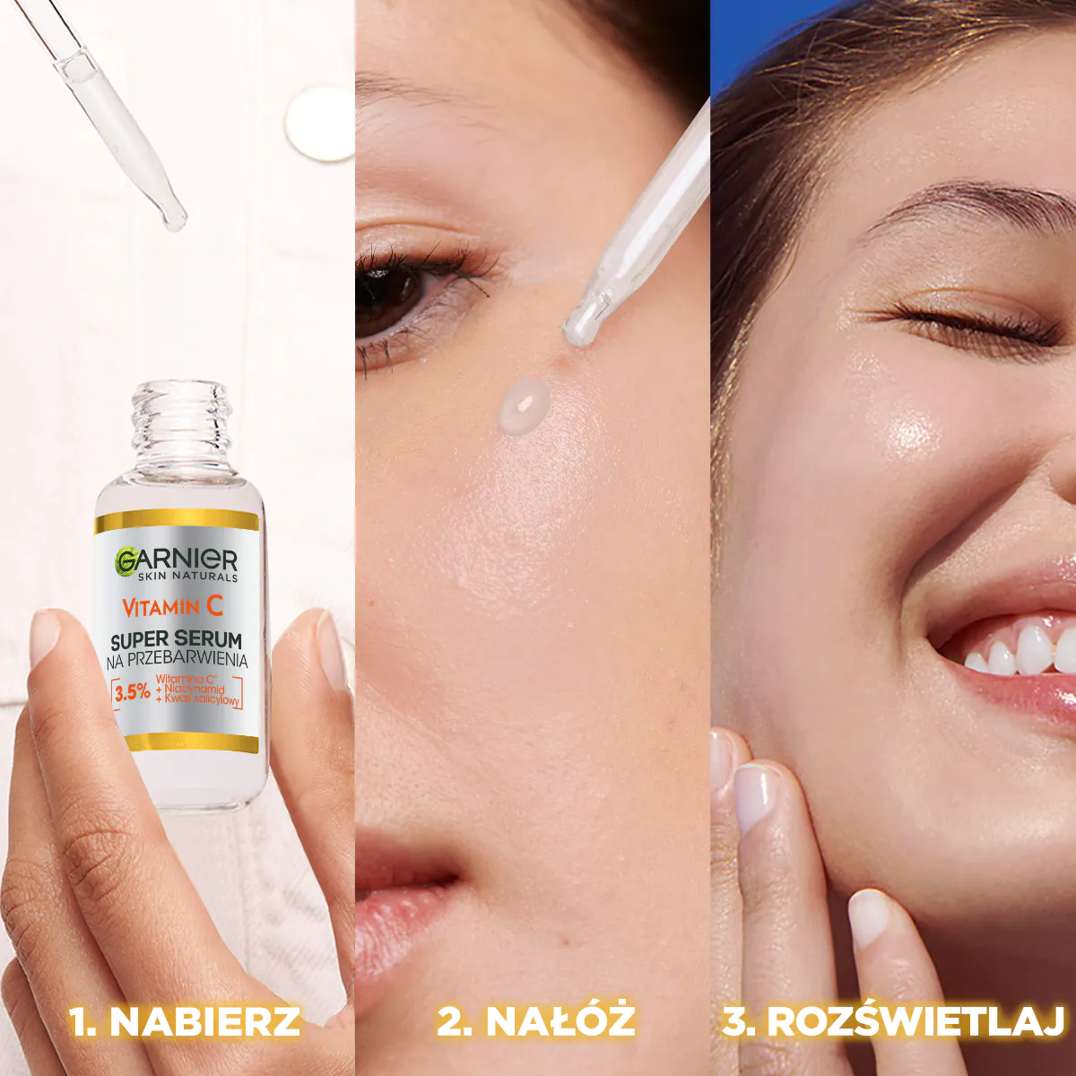 „Garnier Skin Naturals“ vitamino C spuogus mažinantis serumas