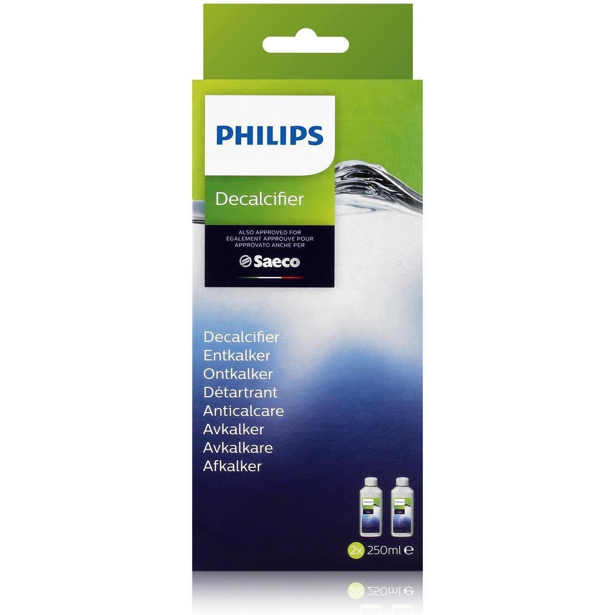 Saeco Philips Saeco CA6700/22 Entkalker 2x250ml - Für Kaffeevollautomaten (1 Entkalker