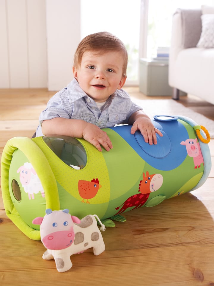 Haba Krabbelrolle Krabbelrolle Bauernhof in mehrfarbig günstig kaufen onesize
