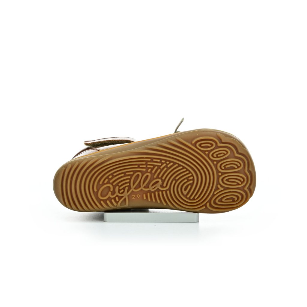 Aylla Chiri Kids EVO braune Winter-Barfußschuhe