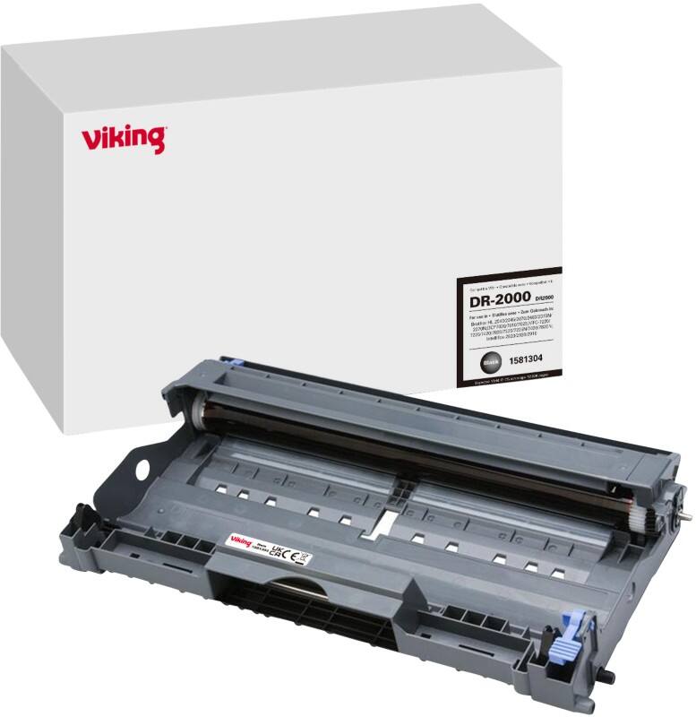 Viking Kompatibel Brother DR2000 Trommel Schwarz