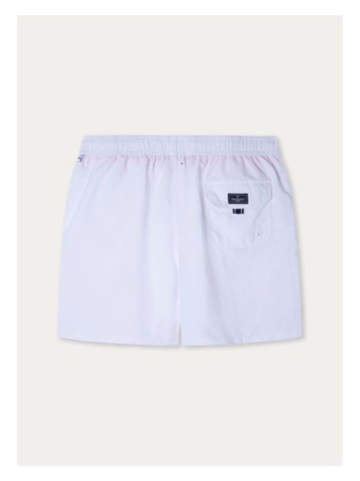 Hackett London Badeshorts in Weiß günstig kaufen