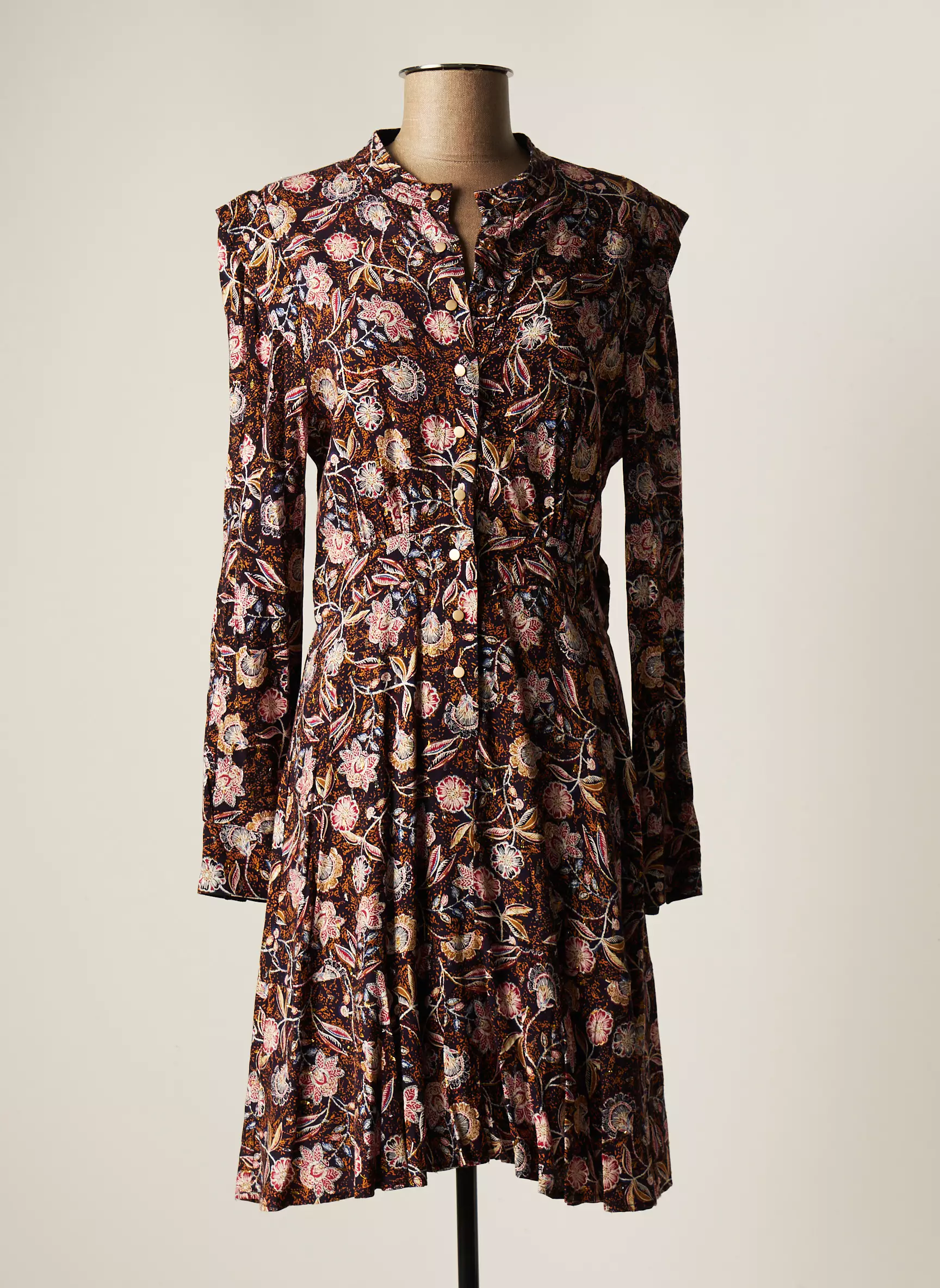 Suncoo Robes Mi Longues Femme couleur bleu