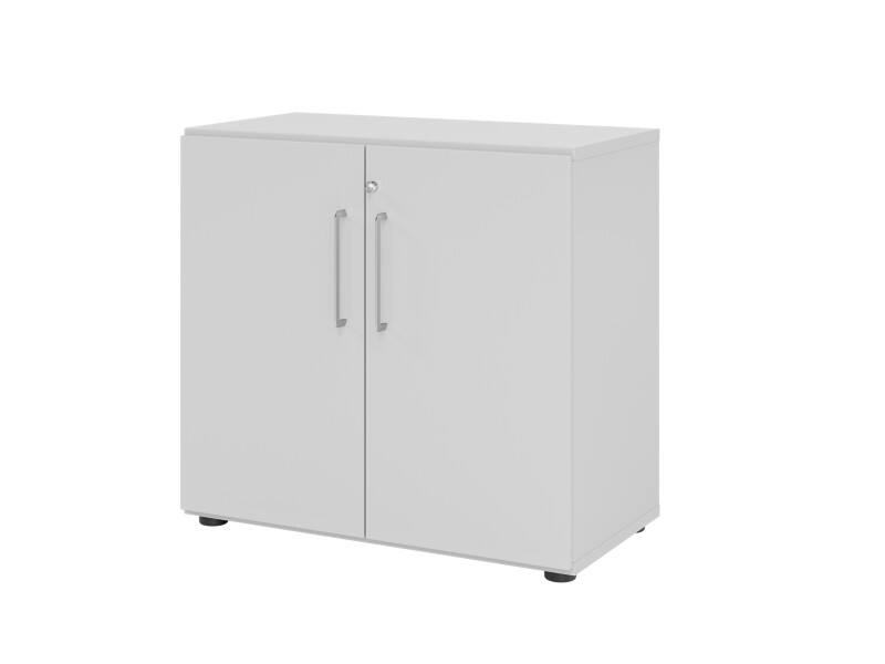 Hammerbacher Schrank V928T2/5/5/BS Grau 80 x 42 x 74,6 cm