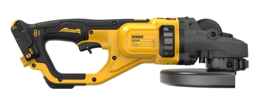 DeWalt DCG460N-XJ XR FlexVolt 54 V kutna brusilica 230 mm bez baterija i punjača