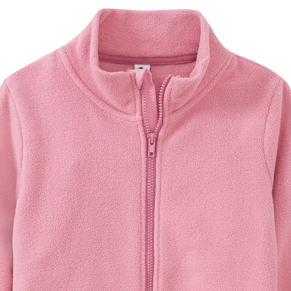 Mädchen Fleecejacke mit Stehkragen