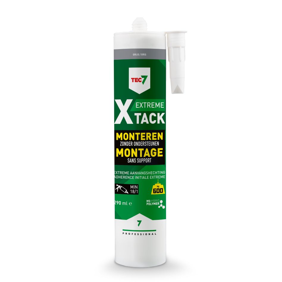 Cartuș de etanșare pentru montare TEC7 X-Tack Grey 290ml